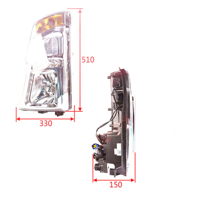 হালকা ট্রাকের হেডলাইট Tongshuai 12V/24V স্ট্যান্ডার্ড বা কাস্টম প্যাকেজিং জন্য ফ্রন্ট লাইট